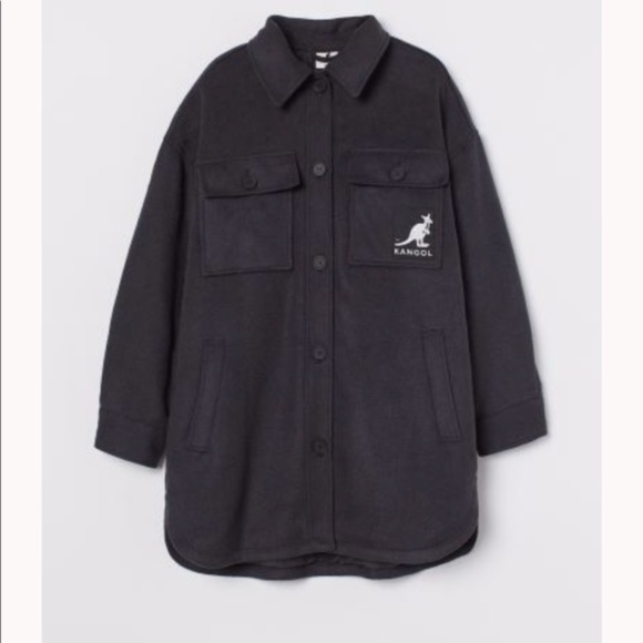KANGOL x H&M Blogger Favorite Trendy Shacket L - Picture 9 of 12